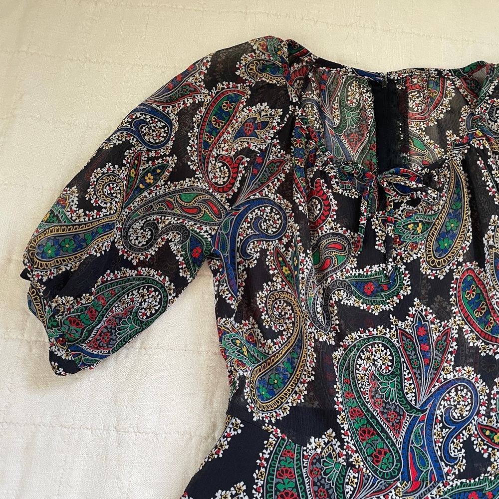 Vintage Paisley Dress• Size: S